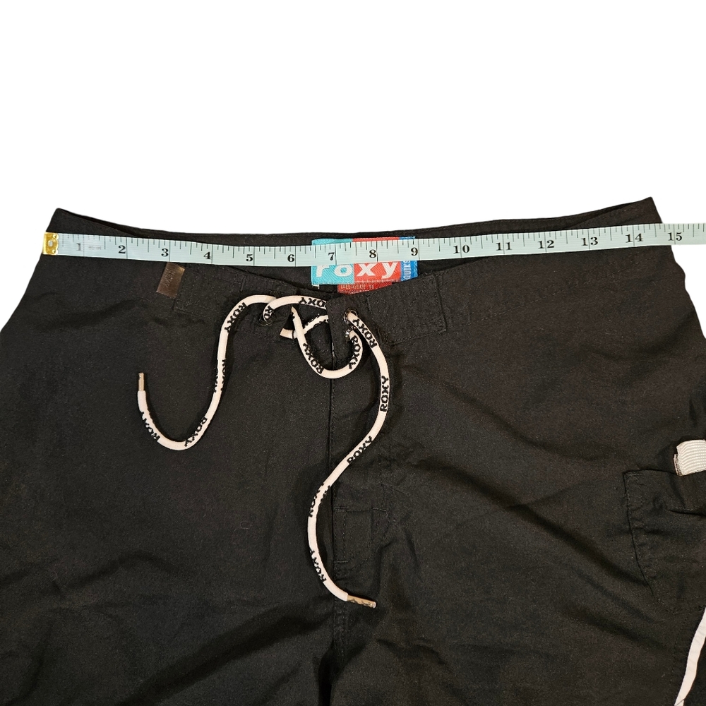 Vintage 90's Roxy Juniors Board Shorts, Black, Medium - Picture 9 of 12